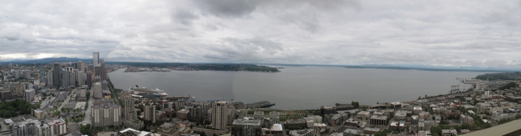 Panorama dalla torre di Seattle