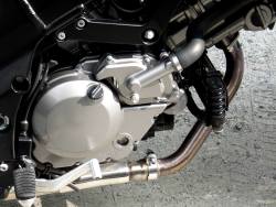 Particolare motore Suzuki VStrom 650